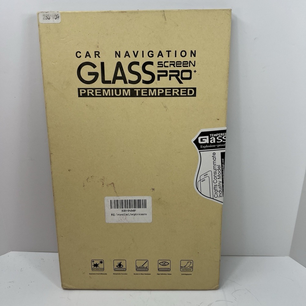 Glass Pro Car Navigation Screen Protector Universal Clear New Tempered Glass